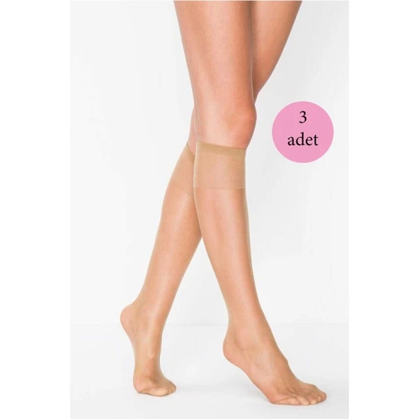 3 Adet Süper Ince 15 den Mat Pantolon Çorabı Bronz ürün görseli