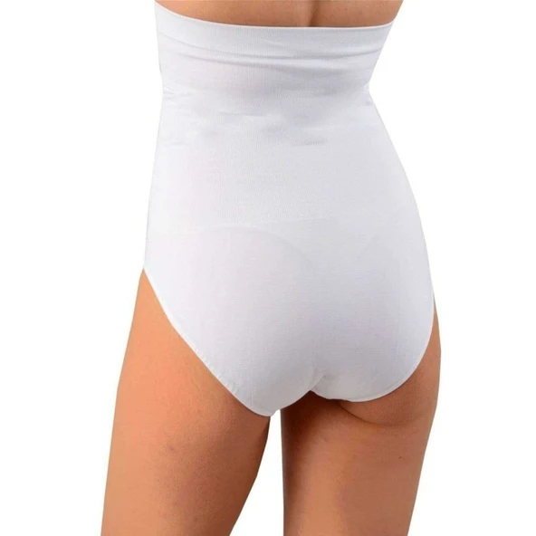 Elite Life Dikişsiz Şekillendirici Silikonlu Kadın Ten Slip Korse 890 - Resim 3