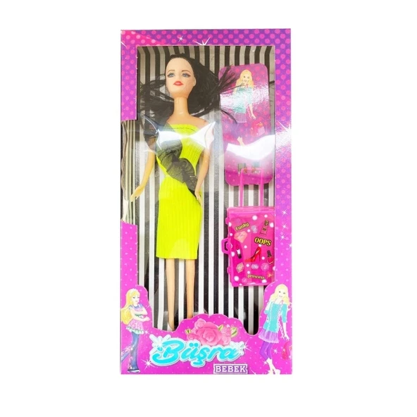 Seyahat Çantalı Büşra Bebek 30cm ürün görseli