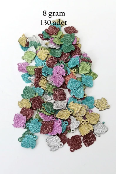 Oya Abiye Bileklik Kolye Pleksi Plastik Pul Karma Renk 8 gram 130 adet - BNC499