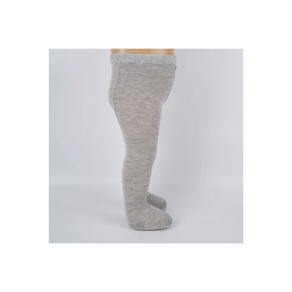 Bebek Pamuklu Külotlu Çorap Gri ürün görseli