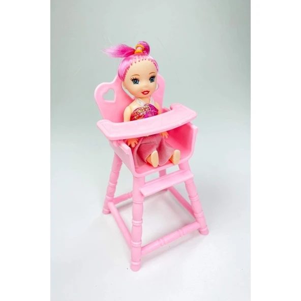 Mama Sandalyeli Parmak Bebek 16 cm ürün görseli 1