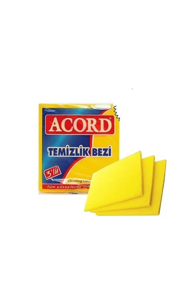 Temizlik Bezi 35x40 cm 3'lü Sarı Royaleks-NRX-F547 ürün görseli
