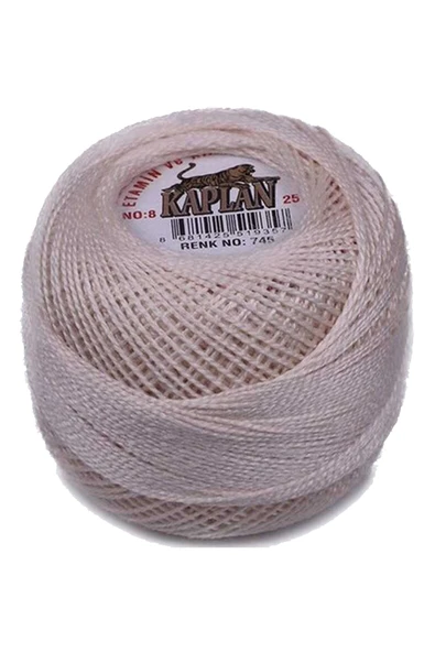 Kaplan Etamin Ve Kanaviçe İpi 8 No Kod/Renk: 745 - Royaleks ürün görseli