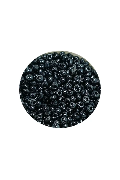 Dökme Cam Kum Boncuk (11/0) 2 mm - 60 Gram - Koyu Yeşil - BNC054 - Resim 2