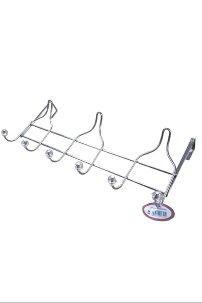 Enfa Amerikan Kapı Arkası Askı 6Lı - Krom Royaleks-KA-06 ürün görseli