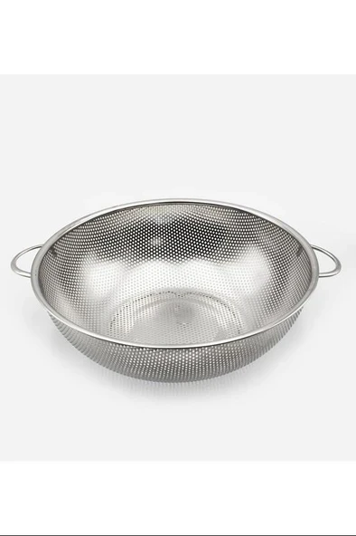 Çift Kulplu Metal Süzgeç 22,5 Cm. Royaleks-CLKN-1545 ürün görseli 1