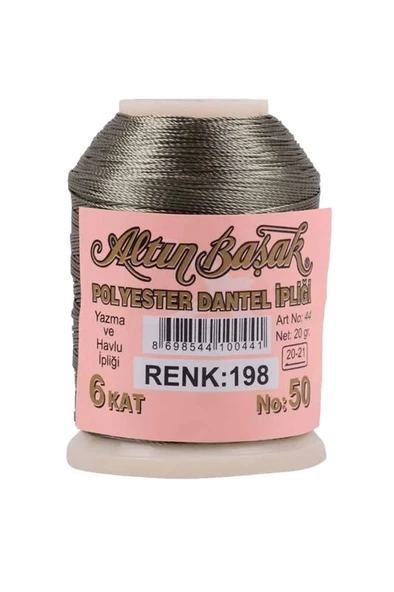 3 Adet Altınbaşak Oya ve Dantel İpi 20 gr - Royaleks - No: 198 - Resim 3