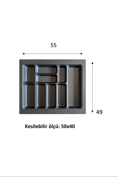 55x49 Eco Lüks Modüler Kaşıklık Royaleks-20354 ürün görseli