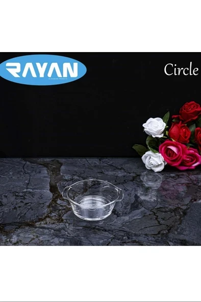 Circle Tekli Yuvarlak Cam Kahvaltılık Royaleks-81474 ürün görseli 1