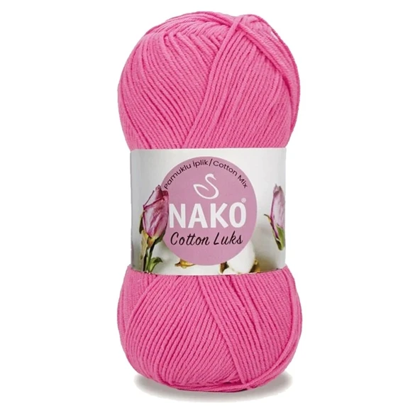 5 Adet Cotton Lüks Yelek Tunik Kazak Bluz Hırka İpi Yünü Koyu Pembe 97550 - 2