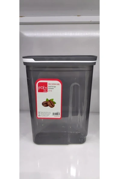 Erzak Saklama Kabı 2.7 Lt Ölçekli Kapağı Kızaklı Yeni Royaleks-BNM-0674 ürün görseli 1