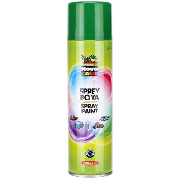 Nova Color Sprey Boya 200 Ml Yeşil ürün görseli