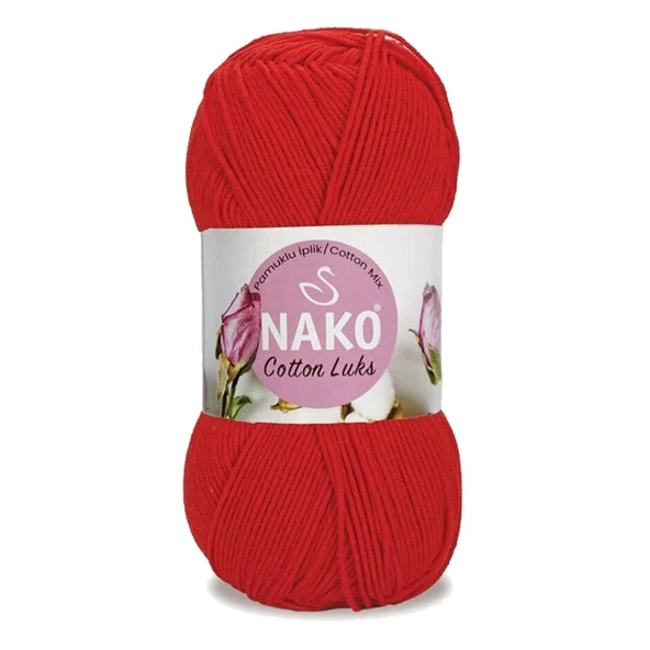 5 Adet Cotton Lüks Yelek Tunik Kazak Bluz Hırka İpi Yünü Kırmızı 97573 - 2