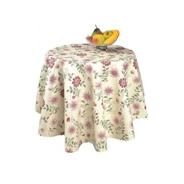 Sermat Hazır Masa Örtüsü 140x140 Cm Yuvarlak Royaleks-MH69 ürün görseli