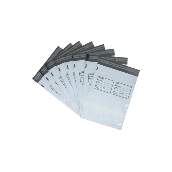 Büyük Boy Cepli Kargo Poşeti 35x45+5 cm - 200 Adet (40+40=80 Mikron) - Resim 2
