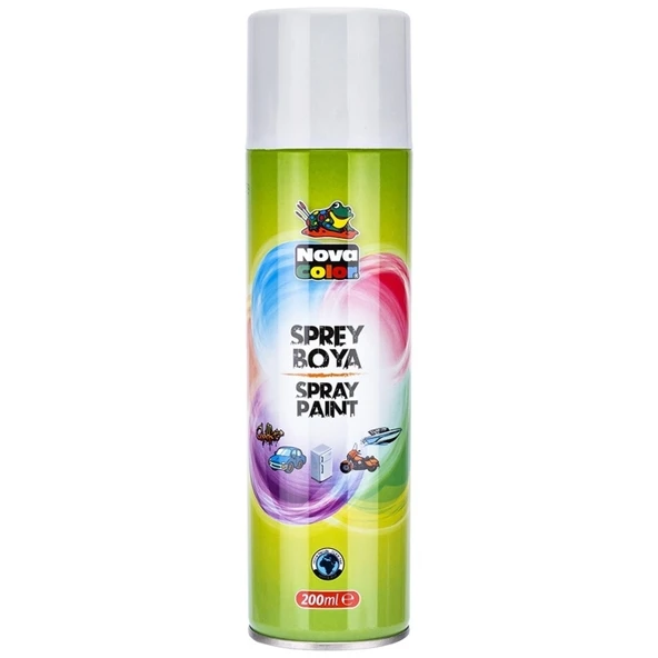 Nova Color Sprey Boya 200 Ml Beyaz ürün görseli