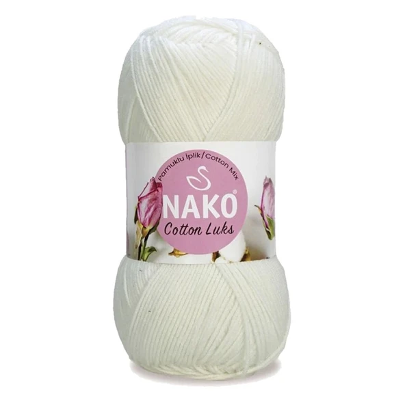 5 Adet Cotton Lüks Yelek Tunik Kazak Bluz Hırka İpi Yünü Süt Beyaz 97570 - 2