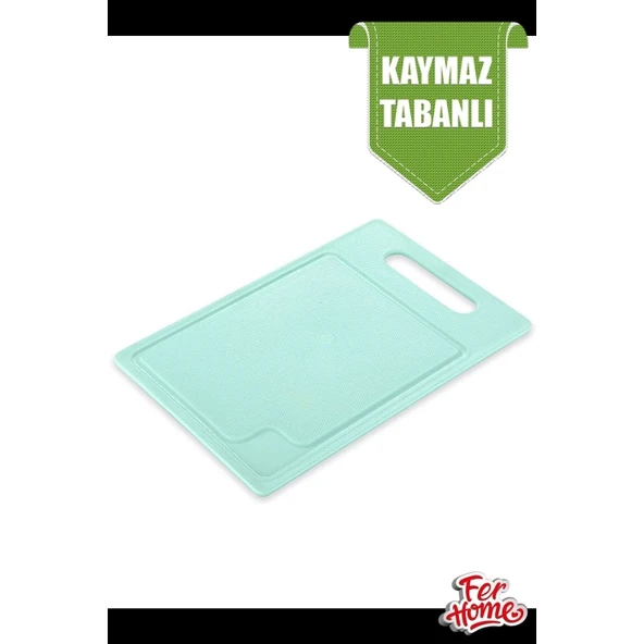 Kesme Tahtası Kaydırmaz Plastik Kesme Sunum Tahtası Pratik Kesim Panosu 160x245 Mm Royaleks-FR-107 - Resim 3