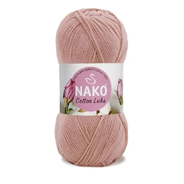 5 Adet Cotton Lüks Yelek Tunik Kazak Bluz Hırka İpi Yünü Pudra 97545 - 2