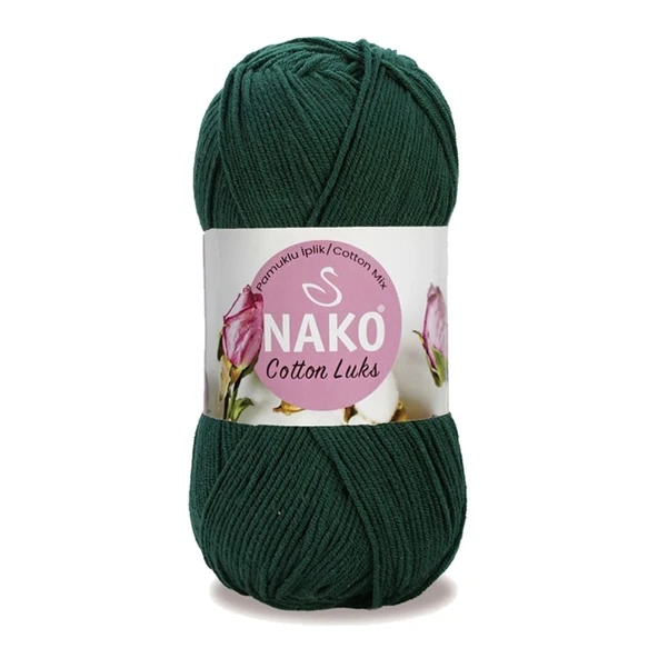 5 Adet Cotton Lüks Yelek Tunik Kazak Bluz Hırka İpi Yünü Koyu Yeşil 97580 - 2