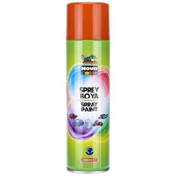 Nova Color Sprey Boya 200 Ml Turuncu - 1
