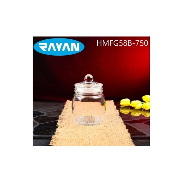 Rayan Cam Kavanoz HMFG58B-750 ürün görseli