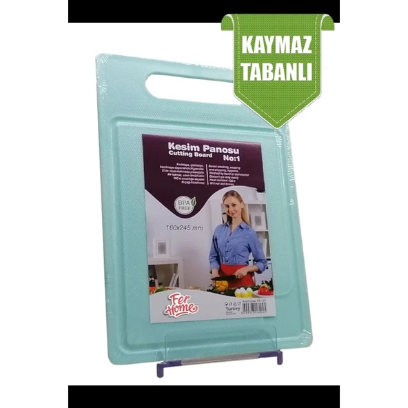 Kesme Tahtası Kaydırmaz Plastik Kesme Sunum Tahtası Pratik Kesim Panosu 160x245 Mm Royaleks-FR-107 ürün görseli