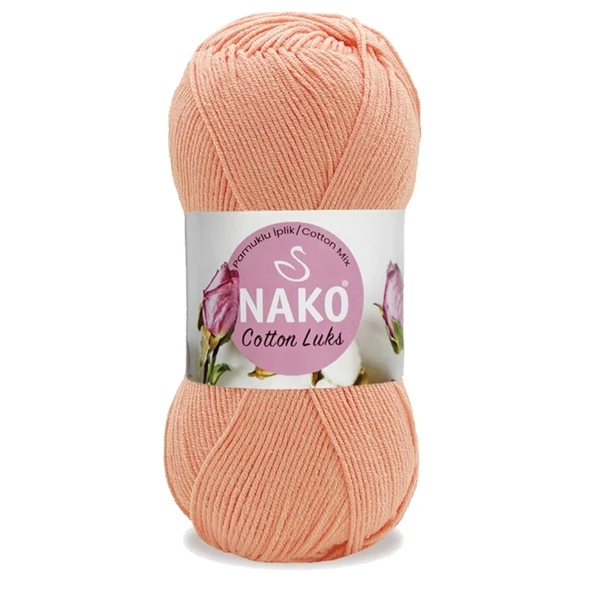 5 Adet Cotton Lüks Yelek Tunik Kazak Bluz Hırka İpi Yünü Somon 97594 - 2