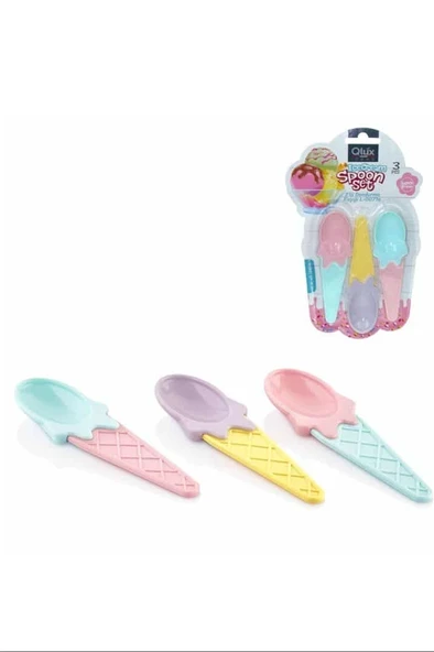 Karnaval Dondurma Kaşığı 3 Adet Royaleks-L716 ürün görseli 1