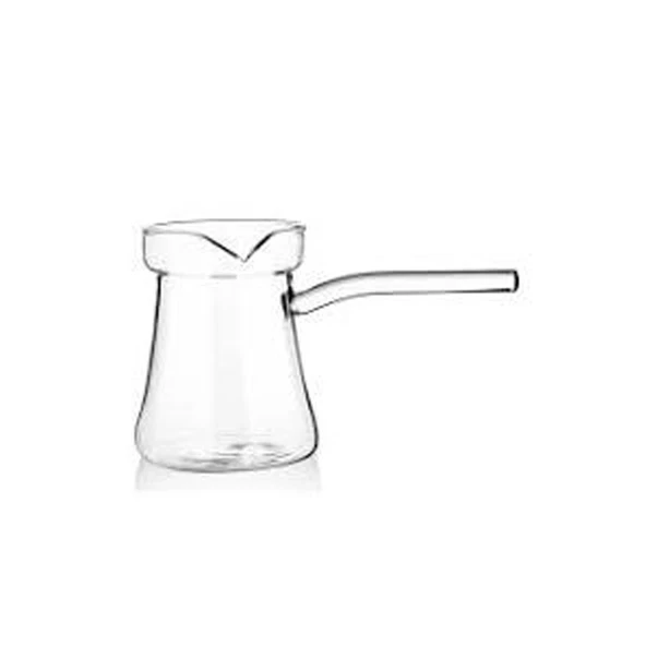 Isıya Dayanıklı Borosilikat Cam Cezve 400 Ml. Royaleks-CLKN-1860 ürün görseli 1