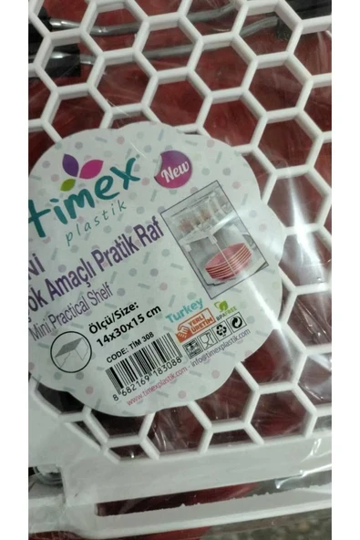 Mutfak Rafı Bardak Düzenleyici Bardak Rafı Dolap İçi Düzenleyici 14x30x15 Royaleks-TİM308 ürün görseli 1