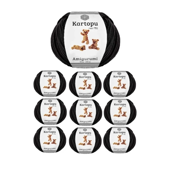 10 Adet Amigurumi El Örgü İpi 50gr 940 ürün görseli