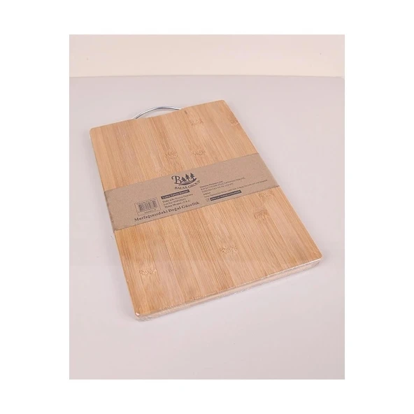 Bambu Ekmek Kesme Tahtası 36x26x1,8 Cm ürün görseli