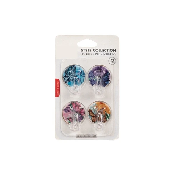 Yapışkanlı Damla Askı 4 adet 165*100*20 mm ürün görseli