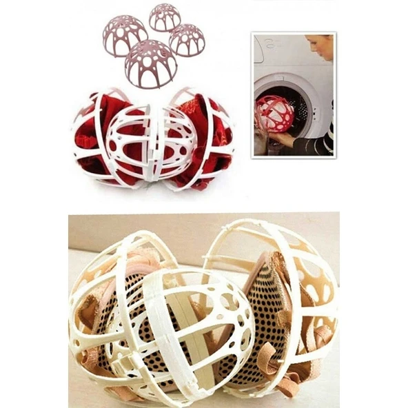 Plastik Sütyen Koruyucu Yıkama Topu - Resim 8