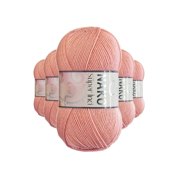 5 Adet Süper İnci El Örgü İpi 100 gr Bonsai Çiçeği 2807 ürün görseli