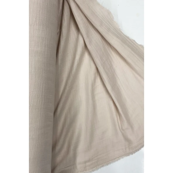 Çok Amaçlı Müslin Pamuklu Bebek Örtü ve Battaniye Kumaşı Müslin Bez Açık Pudra 33 ürün görseli