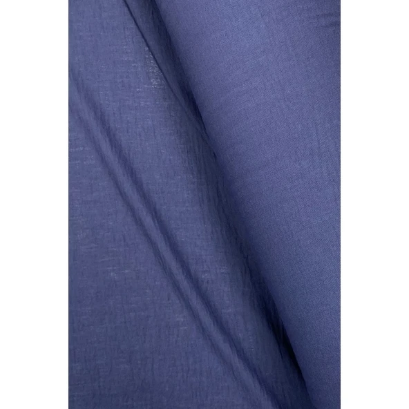 Keten Kumaş - Organik Kumaş - Perde Kumaşı - Ince Keten - Kıyafet Için Kumaş Örtü Lacivert 26 - Resim 2