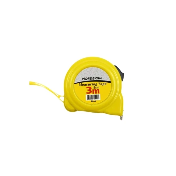 Profesyonel Şerit Metre Mezura 3 Metre 19 mm - Resim 3