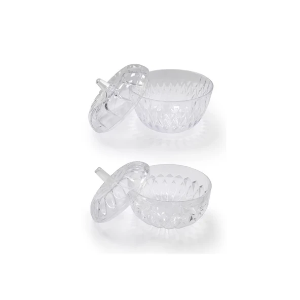 2'Li Mika Dekoratif Şekerlik Lokumluk Seti - 2