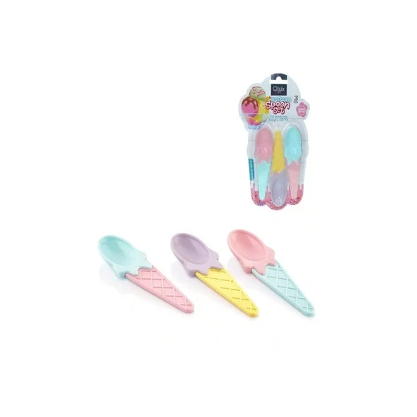 Karnaval Dondurma Kaşığı 3 Adet ürün görseli