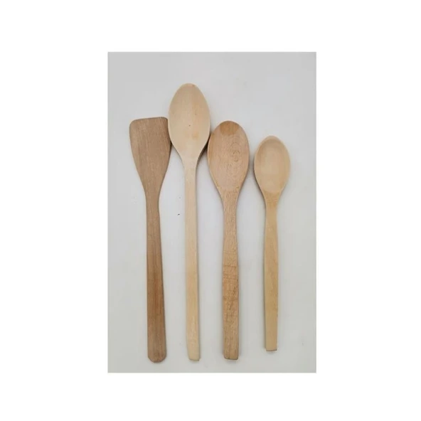 Mutfak Ahşap Kaşık Set 4lü Balsa KS-04 ürün görseli