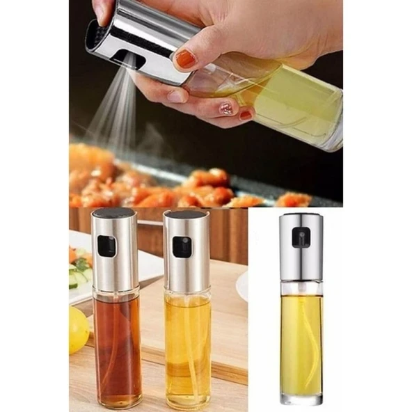 Sprey Cam Şişe Zeytinyağı Sirke Yağ Püskürtücü Yağdanlık 100 ml ürün görseli 1
