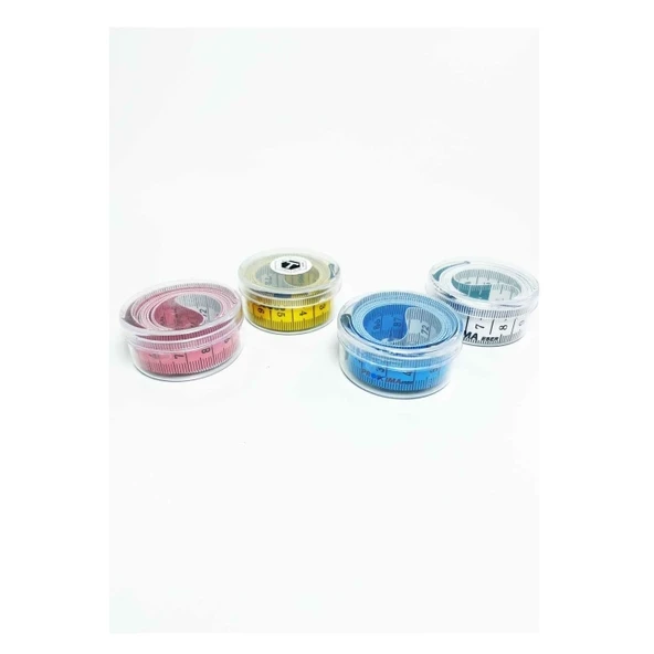 1,5 Metre Kutulu Çift Yönlü Terzi Okul Mezura Mezure Mezro - 6