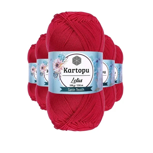 5 Adet Lotus Bikini Büstiyer Bluz Örgü İpi K141 Fuşya ürün görseli