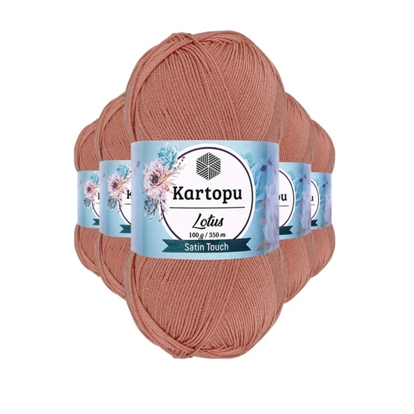 5 Adet Lotus Bikini Büstiyer Bluz Örgü İpi K103 Pişmiş Ayva ürün görseli