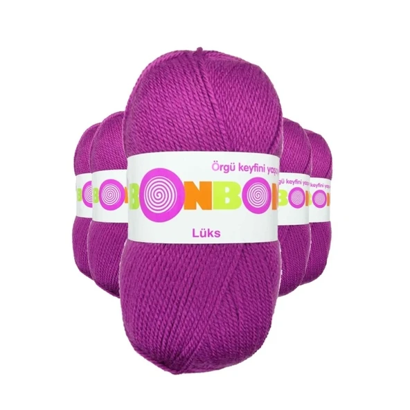 5 Adet Lüks Patik İpi Yünü Koyu Pembe 98675 ürün görseli