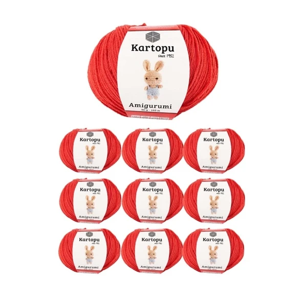 10 Adet Amigurumi El Örgü İpi 50gr 1170 ürün görseli