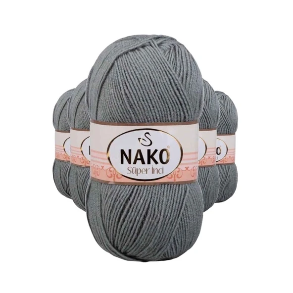 5 Adet Süper İnci El Örgü İpi 100 gr Pastel Yeşil 11537 ürün görseli